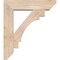 Ekena Millwork Merced Slat Smooth Bracket w/ Offset Brace, Douglas Fir, 7 1/2"W x 30"D x 34"H BKT0806X30X34MRC06SDF - alternate 4